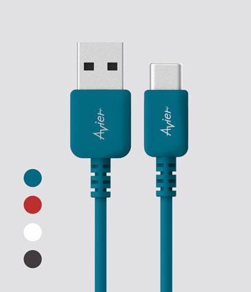 COLOR MIX USB C to A 高速充電傳輸線